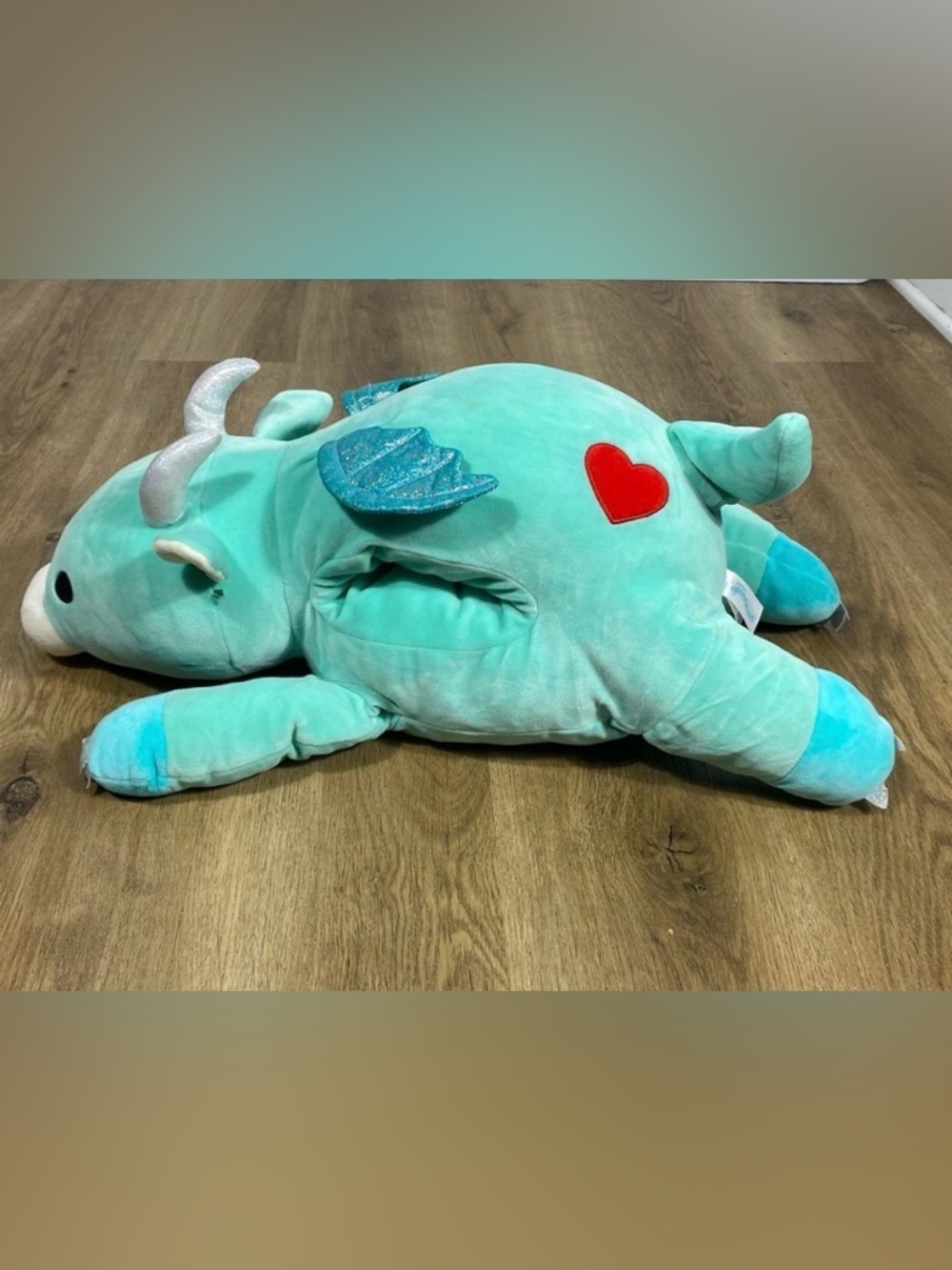 Miles the Dragon Hugmallow Hug a Pet Pillow 22” Valentine’s Day Squad ❤️